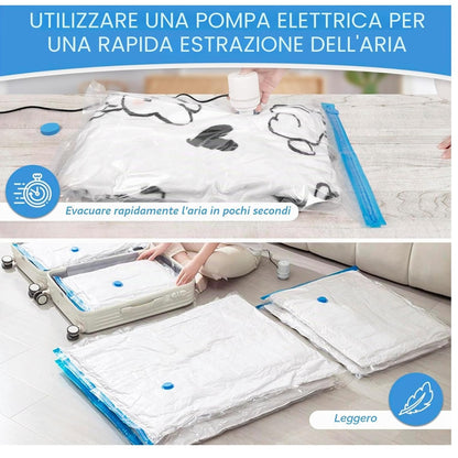 VacuumBox™ - Sacchetti Sottovuoto 4 in 1 con pompa