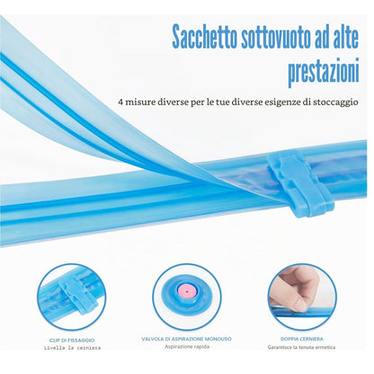 VacuumBox™ - Sacchetti Sottovuoto 4 in 1 con pompa
